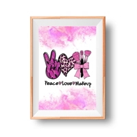 Makeup Quote Instant Wall Art Print