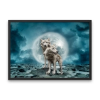 Abstract Fantasy Wolves Instant W..