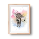 Cute Calf Children's Instant Wall Art