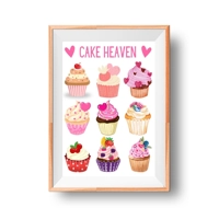 Cake Lover Instant Wall Art Quote..