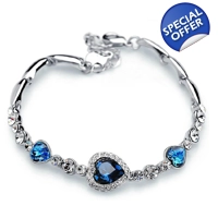 Beautiful Titanium Crystal Bracelet