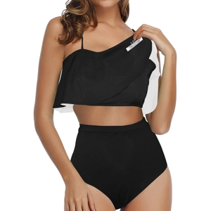 High Waisted Flounce Bikini Set High Waisted Flounce Bikini Set