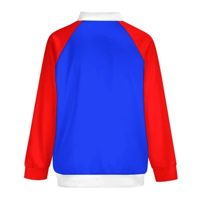 Crew Neck Zipper PR Jacket