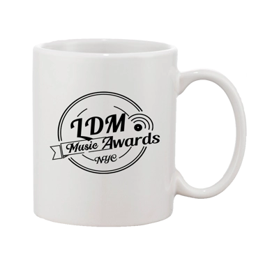 Coffee Cup with the shows on the Network Logo