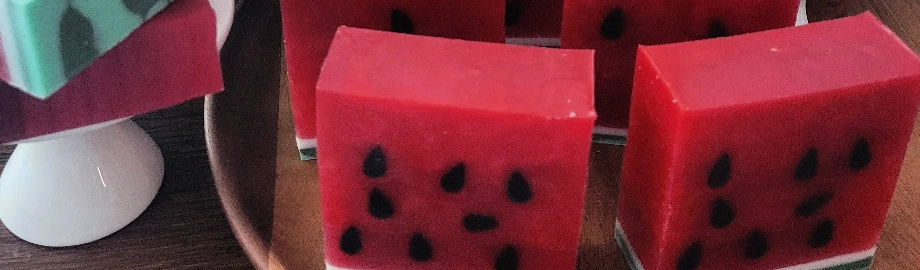 Limited Edition Watermelon Sugar Summer Soap - click here to buy
