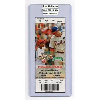 Roy Halladay WIN 190 GEM 2012-04-11 Philadelphia..