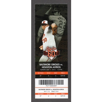 Adam Jones 500th RBI 2014-05-11 Baltimore Oriole..