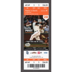Buster Posey HIT 503 Ph..