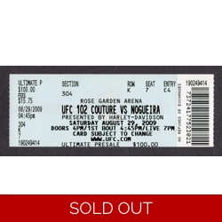 UFC 102 Randy Couture v..