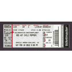 2012 RED HOT CHILI PEPP..