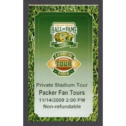 2009 Lambeau Field Tour..