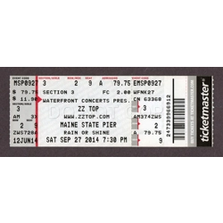 2014 ZZ TOP Concert 9/2.. 2014 ZZ TOP Concert 9/2..