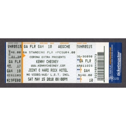 2010 KENNY CHESNEY Conc.. 2010 KENNY CHESNEY Conc..