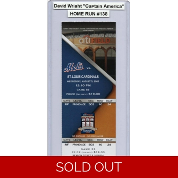 DAVID WRIGHT HR#138 Mets vs Cardinals 8/5/2009 F..