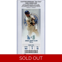 Clayton Kershaw 150th W..