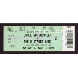 2012 BRUCE SPRINGSTEEN .. 2012 BRUCE SPRINGSTEEN ..