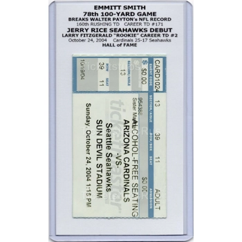 Emmitt Smith BREAKS WALTER PAYTON NFL RECORD 200..