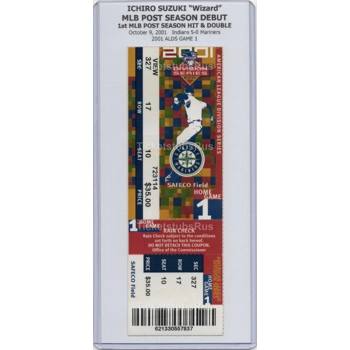 Ichiro Suzuki MLB POST SEASON DEBUT 2001 ALDS Ma..