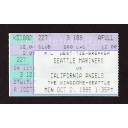 1995 A.L. West Tie-Brea.. 1995 A.L. West Tie-Brea..