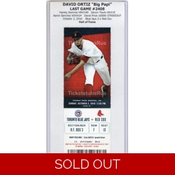 David Ortiz LAST GAME #..