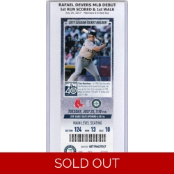 Rafael Devers MLB DEBUT..