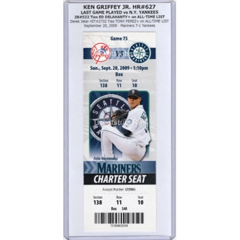 Ken Griffey Jr HR-627 LAST VERSUS YANKEES JETER ..