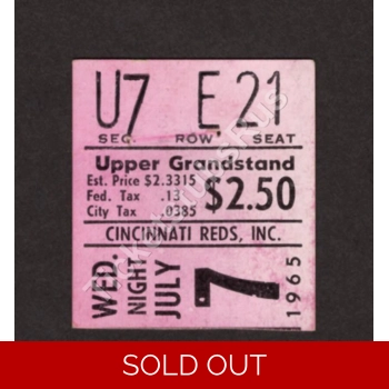 Frank Robinson HR #309 Pete Rose 4-Hits Reds Dod..