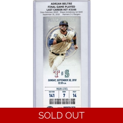 Adrian Beltre FINAL GAM..