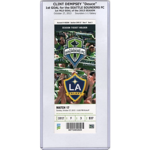 Clint Dempsey 1st GOAL for Seattle SOUNDERS vs LA GALAXY 10/27/2013 Full Ticket