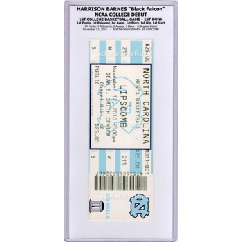 HARRISON BARNES COLLEGE DEBUT 1st GAME NORTH CAR..