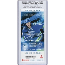 Daniel Sedin 500th ASSI.. Daniel Sedin 500th ASSI..