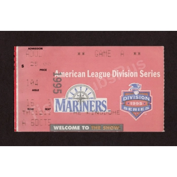 1995 ALDS Gm-3 MARINERS & RANDY JOHNSON 1st POST..