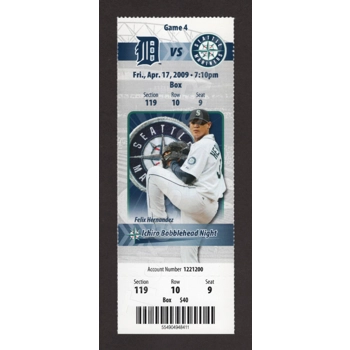 Adrian Beltre SB-100 Mariners Tigers 4/17/2009 M..
