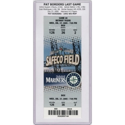 Pat Borders LAST GAME M.. Pat Borders LAST GAME M..