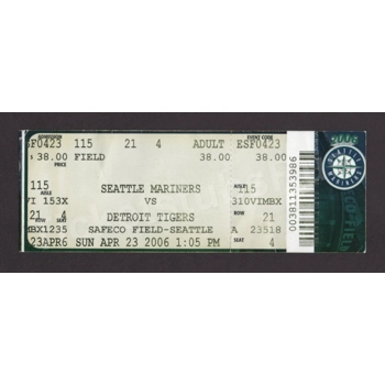 Justin Verlander WIN-2 DEBUT SEATTLE Mariners Ti..