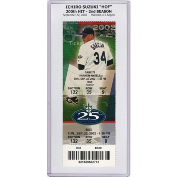 Ichiro Suzuki 200th HIT of 2nd SEASON HOF Marine..