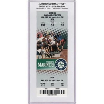 Ichiro Suzuki 200th HIT of 5th SEASON HOF Marine..
