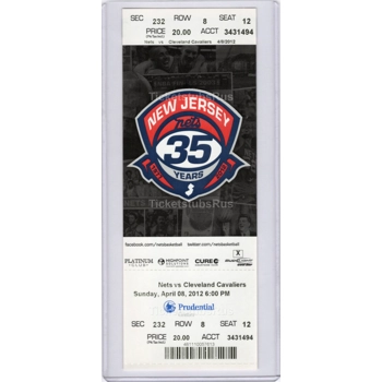 LAST & FINAL NETS WIN in New Jersey 2012 Nets Ca..