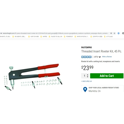 8 Garage door windows UNBREAKABLE