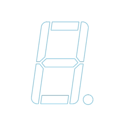 AF-LED7-Seg-1 - Font for Electronic LCD LED Display AF-LED7-Seg-1 - Font for Electronic LCD LED Display