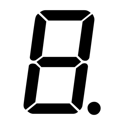 AF-LED7-Seg-3 - Font for Electronic LCD LED Display AF-LED7-Seg-3 - Font for Electronic LCD LED Display