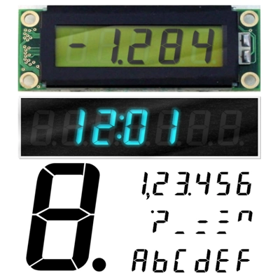 AF-LED7-Seg-Platz - Font for Electronic LCD LED Display