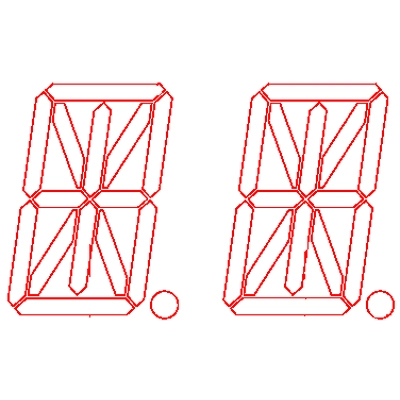 AF-LED14-Seg-1 - Font for Electronic LCD LED Display AF-LED14-Seg-1 - Font for Electronic LCD LED Display