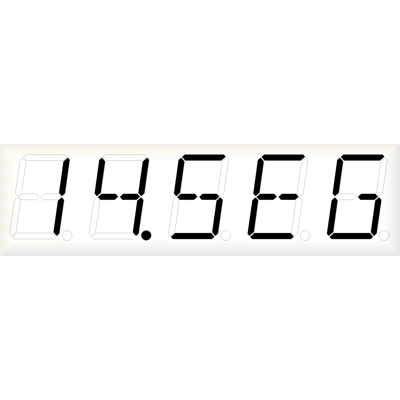 AF-LED14-Seg-1 - Font for Electronic LCD LED Display AF-LED14-Seg-1 - Font for Electronic LCD LED Display