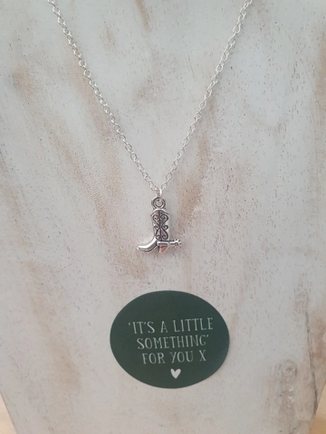 Cowboy boot Necklace