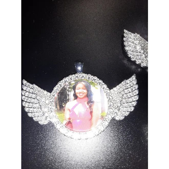 Additional Image for Angel Wings Necklace - Personalized