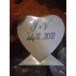 Custom Heart Photo Stand