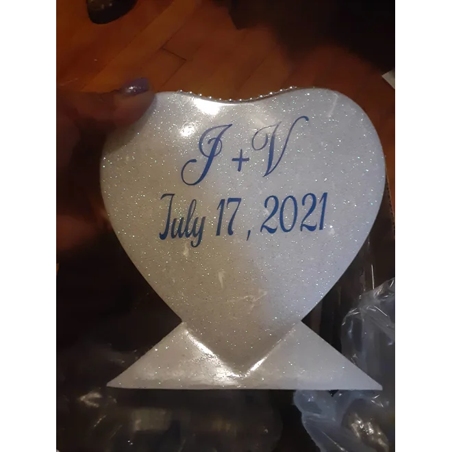 Additional Image for Heart Photo Stand - Personalized