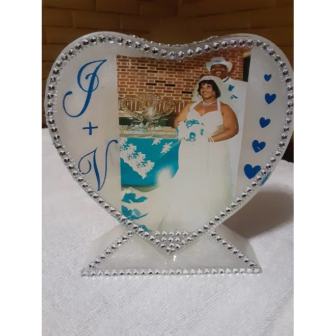Additional Image for Heart Photo Stand - Personalized