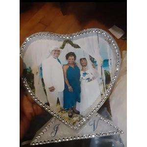 Custom Heart Photo Stand